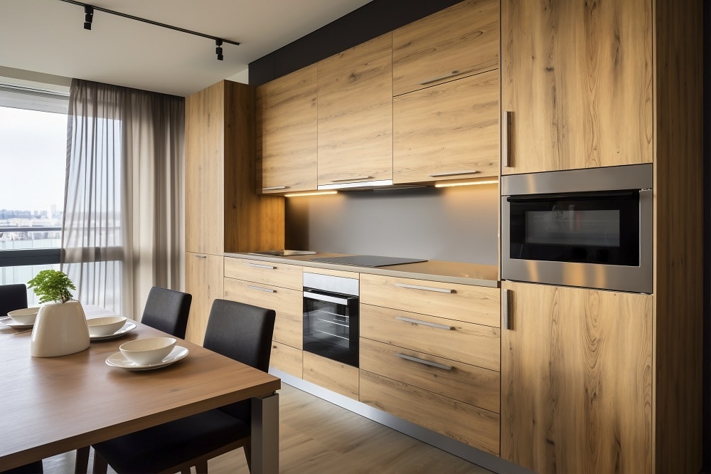 Handle-less Modern Kitchen, Aesthetically Pleasing & Functional Kitchen, Customer Kitchens